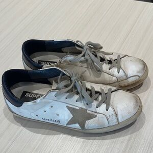 Golden Goose White and Gray Women's Sneakers